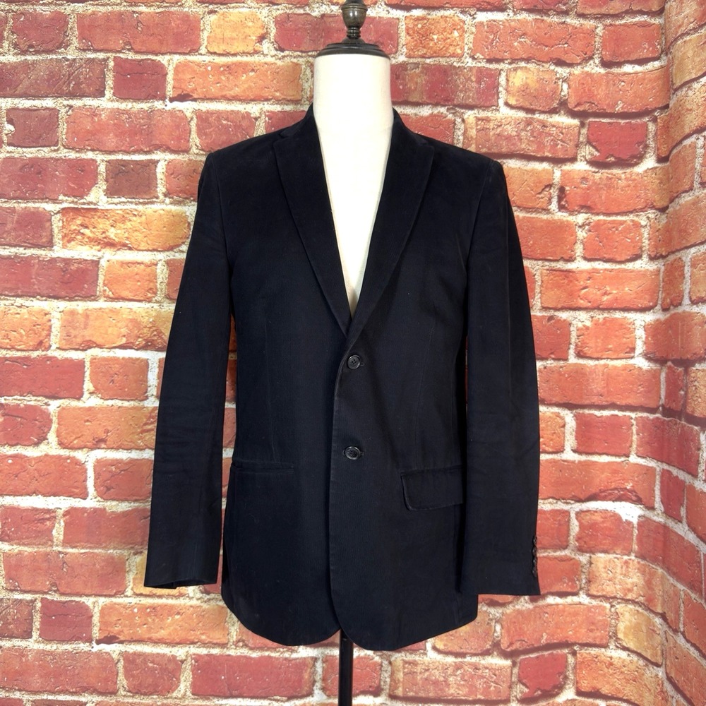 Calvin Klein Blazer Sport Coat Black 2 Button Single Breasted Men's 42R